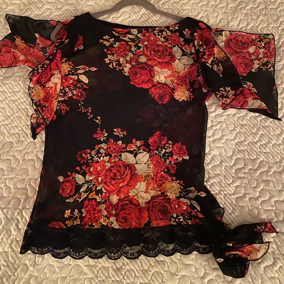 Chiffon/Sheer Prada Blouse - Picture 5 of 6